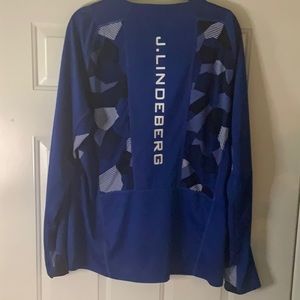 J.Lindeberg Golf Mid Layer Shirt XXL Blue LS
